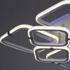 Миниатюра фото потолочная светодиодная люстра reluce 06321-3.3-4+4a wh+cr (rgb) | 220svet.ru