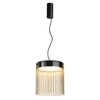 Миниатюра фото подвесной светодиодный светильник odeon light pillari 5047/20l черный | 220svet.ru