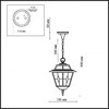 Миниатюра фото уличный подвесной светильник odeon outer 2317/1 | 220svet.ru