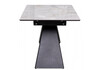 Миниатюра фото керамический стол раскладной woodville стиг белый / черный 588015 | 220svet.ru