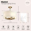 Миниатюра фото подвесная люстра maytoni anna h007pl-04g | 220svet.ru