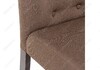 Миниатюра фото стул деревянный amelia dark walnut / fabric brown | 220svet.ru