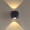 Миниатюра фото уличный настенный светодиодный светильник odeon light diamanta 4218/4wl | 220svet.ru