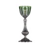 Миниатюра фото настольная лампа bohemia ivele 71100l/15 nb p1 clear-green/h-1h | 220svet.ru