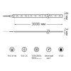 Миниатюра фото лента gauss 9,6w/m 120led/m 2835smd зеленый 3m bt068 | 220svet.ru