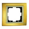 Миниатюра фото рамка 1-постовая mono electric chrome золото 106-440000-160 | 220svet.ru