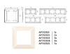 Миниатюра фото рамка 4-постовая ambrella volt alfa line af110304 | 220svet.ru