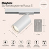 Миниатюра фото трековый светильник maytoni track lamps tr020-1-gu10-w | 220svet.ru