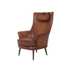 Миниатюра фото кресло кожаное roomers furniture c0133-1d/b91 | 220svet.ru