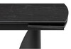 Миниатюра фото стол керамический раскладной woodville готланд черный мрамор 553536 | 220svet.ru