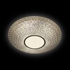 Миниатюра фото потолочный светодиодный светильник ambrella light orbital crystal f101 cl 48w d400 | 220svet.ru