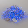 Миниатюра фото гирлянда бахрома, 3х0.5м., 150 led, синий, без мерцания, прозрачный пвх провод. 05-567 | 220svet.ru