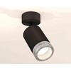 Миниатюра фото комплект накладного светильника ambrella light techno spot xm6313001 sbk/cl черный песок/прозрачный (a2210, c6313, n6150) | 220svet.ru