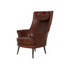 Миниатюра фото кресло кожаное roomers furniture c0133-1d/#b11 | 220svet.ru