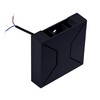 Миниатюра фото уличный настенный светильник uniel ulu-p32b-4w/4000k ip65 black ul-00013620 | 220svet.ru