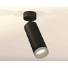 Миниатюра фото комплект накладного светильника ambrella light techno spot xm6343004 sbk/mch черный песок/хром матовый (a2210, c6343, n6133) | 220svet.ru
