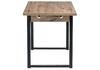 Миниатюра фото стол деревянный форли дуб велингтон / черный матовый | 220svet.ru