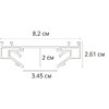 Миниатюра фото профиль для накладного шинопровода arte lamp linea-accessories a630205 | 220svet.ru