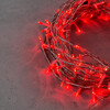 Миниатюра фото гирлянда нить 20м красная с возможностью управления 24в, 200 led, провод прозрачный силикон, ip65 ltc est200-3w10-1r | 220svet.ru