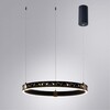 Миниатюра фото подвесной светодиодный светильник arte lamp shine a2222sp-1bk | 220svet.ru