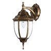 Миниатюра фото уличный настенный светильник arte lamp pegasus a3152al-1bn | 220svet.ru