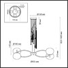 Миниатюра фото подвесная люстра odeon light fiolent 5432/8 латунь | 220svet.ru
