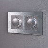 Миниатюра фото рамка из металла на 2 поста werkel aluminium wl11-frame-02 | 220svet.ru