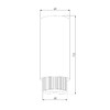 Миниатюра фото потолочный светильник elektrostandard nubis 25012/01 gu10 черный/золото a064788 | 220svet.ru