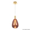 Миниатюра фото подвесной светодиодный светильник crystal lux gaudi sp4w led copper | 220svet.ru