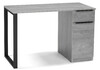 Миниатюра фото письменный стол woodville бэтти лофт бетон / черный 564717 | 220svet.ru