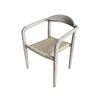 Миниатюра фото полукресло roomers furniture capri arm chair grey | 220svet.ru