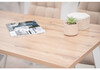 Миниатюра фото стол деревянный woodville тринити лофт 140 25 мм дуб делано светлый / белый матовый 489658 | 220svet.ru