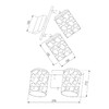 Миниатюра фото спот eurosvet jackice 20095/2 черный/золото | 220svet.ru