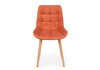Миниатюра фото стул деревянный woodville челси терракотовый (zd 432) / светлое дерево np 632517 | 220svet.ru