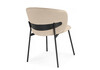 Миниатюра фото стул на металлокаркасе woodville рикко темно-бежевый (h-07) / черный 674673 | 220svet.ru