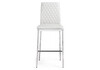 Миниатюра фото барный стул woodville teon white / chrome 15513 | 220svet.ru