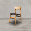 Миниатюра фото стул скандинавия roomers furniture se-2837-oak/bltx | 220svet.ru
