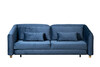 Миниатюра фото диван трехместный раскладной с кантом garda decor gd-trevi-230m-2 | 220svet.ru