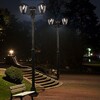 Миниатюра фото садово-парковый светильник reluce 08301-0.7-001sj 2,2m bkg | 220svet.ru