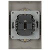 Миниатюра фото розетка эра arktik 16-2104-07 двойная с заземлением 2x2p+e schuko 16а-250в титан б0070450 | 220svet.ru