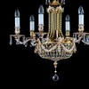 Миниатюра фото подвесная люстра artglass fountain white gold ce | 220svet.ru