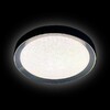 Миниатюра фото потолочный светодиодный светильник ambrella light orbital crystal sand fs1212 wh/wh 64w+23w d500 | 220svet.ru