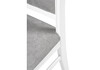 Миниатюра фото стул деревянный woodville авелин серый велюр / белый 515983 | 220svet.ru