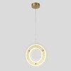 Миниатюра фото подвесной светильник crystal lux diego sp25w led brass | 220svet.ru