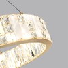 Миниатюра фото подвесной светодиодный светильник odeon light crossa 5072/80l золотой | 220svet.ru