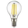 Миниатюра фото лампа светодиодная филаментная lightstar led filament e14 6w 4000k груша прозрачная 933804 | 220svet.ru
