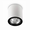 Миниатюра фото потолочный светильник ideal lux mood pl1 d09 round bianco | 220svet.ru