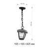 Миниатюра фото уличный подвесной светодиодный светильник apeyron марсель 11-186 | 220svet.ru
