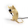 Миниатюра фото настольная лампа mouse lamp sitting gold usb seletti 15231 | 220svet.ru