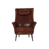 Миниатюра фото кресло кожаное roomers furniture c0133-1d/#b11 | 220svet.ru